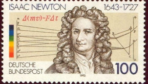 Matematik ve fizikçi Sir İsaac Newton  (4 Ocak 1643  - 31 Mart 1727)