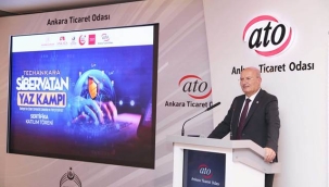 "TECHANKARA SİBERVATAN YAZ KAMPI EĞİTİMİ" SERTİFİKA TÖRENİ ATO'DA YAPILDI…