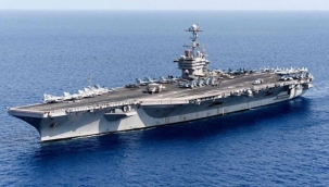 ABD uçak gemisi Antalya'ya demirledi