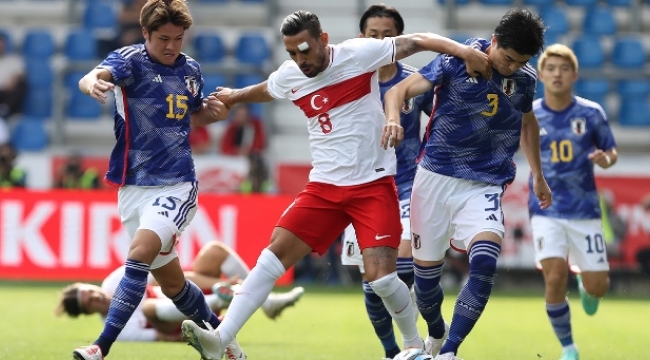 A Milli Takım, özel maçta Japonya'ya 4-2 mağlup oldu