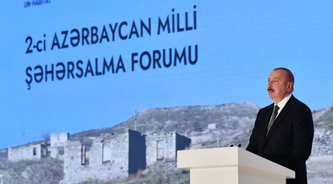 Aliyev: 'Ermenistan hükümeti 20 Eylül'e kadar yaşanan olayları doğru analiz ederse barış yakındır'
