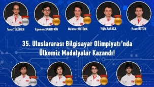 Bakan Kaçır, Uluslararası Astronomi ve Astrofizik Olimpiyatı'nda madalya kazanan öğrencileri tebrik etti
