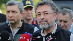 Bakan Yumaklı: Alanya'daki orman yangınının yaklaşık 190 hektarlık bir alanı etkilediğini ölçümledik