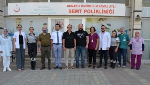 BAŞHEKİM GÜLER HASTANEYE BAĞLI SAĞLIK TESİSLERİNİ YERİNDE İNCELEDİ