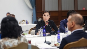 Hafize Gaye Erkan bankacılarla bir araya geldi