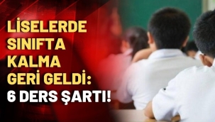 Sınıf tekrarı geri geldi