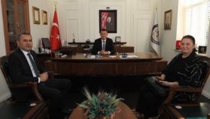 ALANYA AK PARTİ İLÇE TEŞKİLATINDAN KAYMAKAM ÜRKMEZER'E ZİYARET