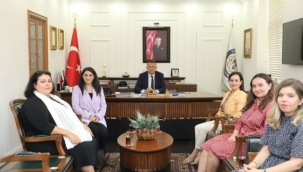 ALANYA ALAADDİN KEYKUBAT ÜNİVERSİTESİ KADIN VE AİLE ÇALIŞMALARI UYGULAMA MERKEZİNDEN KAYMAKAM ÜRKMEZER'E ZİYARET 