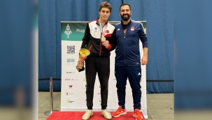 Alanyasporlu eskrimci Budapeşte'de şampiyon oldu