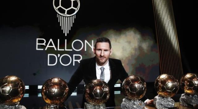 Altın Top (Ballon d'Or) ödülünü Lionel Messi kazandı