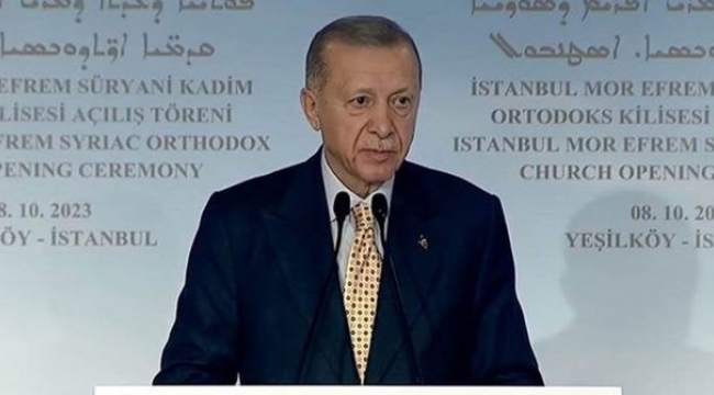 Cumhurbaşkanı Erdoğan: "Filistin meselesi uluslararası hukuka göre çözülmeli"