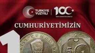 Hazine ve Maliye Bakanlığı'ndan Cumhuriyet'in 100. yılına özel hatıra parası