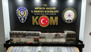 Antalya'da kaçak tütün ürünleri satan 11 şahsa işlem yapıldı