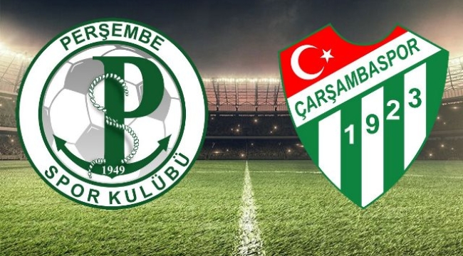 Beklenen maç yarın: Çarşambaspor ile Perşembespor maçı yarın saat 14.00'te