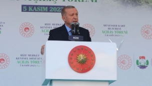 Cumhurbaşkanı Erdoğan: "Bir ateş çemberinin ortasındayız"