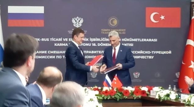 Türk-Rus Karma Ekonomik Komisyonu toplandı: 'İki ülke arasında ulusal para birimlerinin payı arttı'