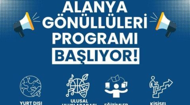 Alanya'da Gönüllülük Rüzgarı Estiriliyor: Alanya Gönüllüleri Programı Başladı!