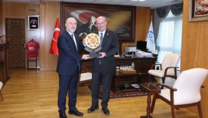 ATO BAŞKANI BARAN, SGK BAŞKANI KAYA'YI ZİYARET ETTİ…