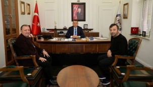 İLÇE TARIM VE ORMAN MÜDÜRLÜĞÜNDEN KAYMAKAM ÜRKMEZER'E ZİYARET 