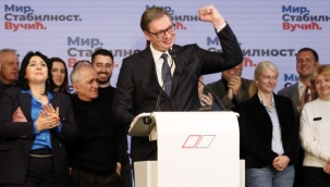 Sırbistan'da 'Rusya'ya yaptırım uygulamayacağız' diyen Vucic, açık ara farkla tekrar kazandı