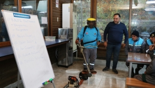 ALANYA BELEDİYESİ MESLEKİ YETERLİLİK VE İŞ GÜVENLİĞİ EĞİTİMLERİNE DEVAM EDİYOR