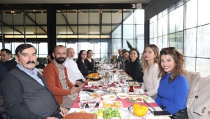 BAŞKAN YÜCEL ALANYA BASINI İLE BİR ARAYA GELDİ