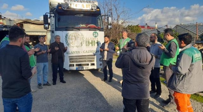 Deprem Mağdurlarının İçini Isıtacak Kamyon Yola Çıktı