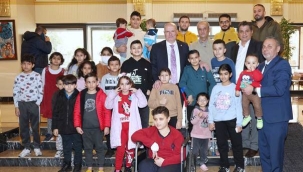  ATO BAŞKANI BARAN, GAZZELİ HASTALARI ZİYARET ETTİ… 