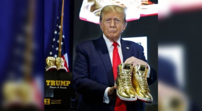 Trump'tan ilginç seçim kampanyası: Ayakkabı ve parfüm satışına başladı