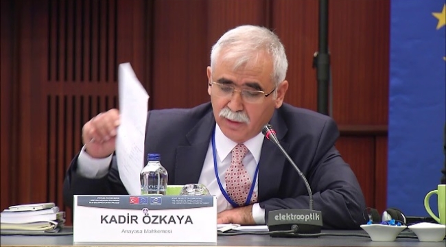 Anayasa Mahkemesi'nin yeni başkanı Kadir Özkaya oldu