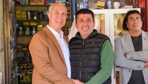 CHP Alanya Belediye Başkan Adayı Osman Tarık Özçelik, Tosmur ve Kestel'de seçim çalışmalarına devam etti