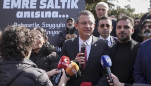 CHP Genel Başkanı Özel, Emre Saltık için düzenlenen anma törenine katıldı