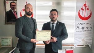 DENİZ ÇALIŞKAN ALPEREN OCAKLARI ANTALYA İL BAŞKAN YARDIMCILIĞINA ATANDI. 