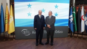 HONDURAS BÜYÜKELÇİSİ CHINCHILLA, ATO BAŞKANI BARAN'I ZİYARET ETTİ. 