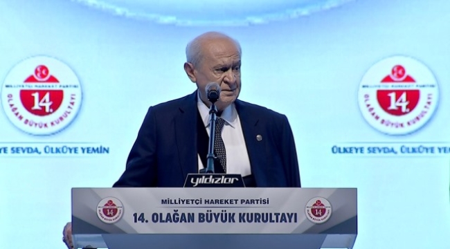 MHP Lideri Bahçeli, genel başkanlığa yeniden seçildi