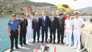 ALANYA PROTOKOLÜ TGC GÖKSU FIRKATEYNİNİ ZİYARET ETTİ