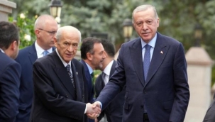Cumhurbaşkanı Erdoğan, Bahçeli ile bir araya geldi