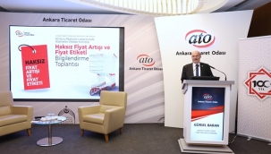 "HAKSIZ FİYAT ARTIŞI VE FİYAT ETİKETİ BİLGİLENDİRME TOPLANTISI" ATO'DA YAPILDI