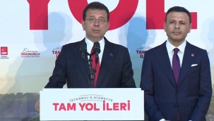 İBB Başkanı İmamoğlu: "Şu an görmüş olduğumuz fotoğraf, bizi ziyadesiyle memnun etmekte"