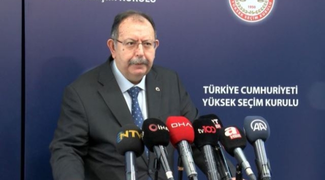 YSK Başkanı Ahmet Yener'den Van'daki seçime ilişkin açıklama