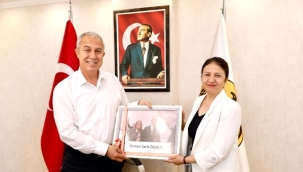 AGC ve AGF'den Özçelik'e nezaket ziyareti 