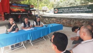 Olası Yangınlar Öncesi Ormancılar Eğitime Alındı