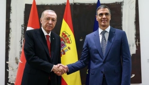 Cumhurbaşkanı Erdoğan, İspanya'da resmi törenle karşılandı