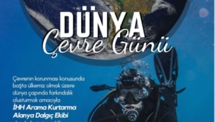 Dünya Çevre Günü'nde İHH'nın Alanya Kızılkule Temizliği Etkinliği