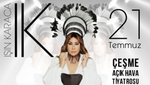 Işın Karaca, sokak hayvanları yararına Çeşme'de konser verecek