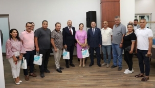 REKTÖR TÜRKDOĞAN, ALANYA BASININI AĞIRLADI