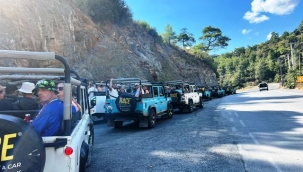 Alanya'da jandarma safarilere göz açtırmıyor 