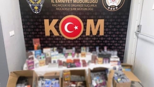  Alanya'da kaçak sigara ve sahte alkol operasyonu