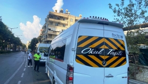 Alanya'da okul servisi sürücülerine ceza yağdı