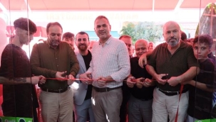 Alanya'da Taş Market yeni yerinde açıldı